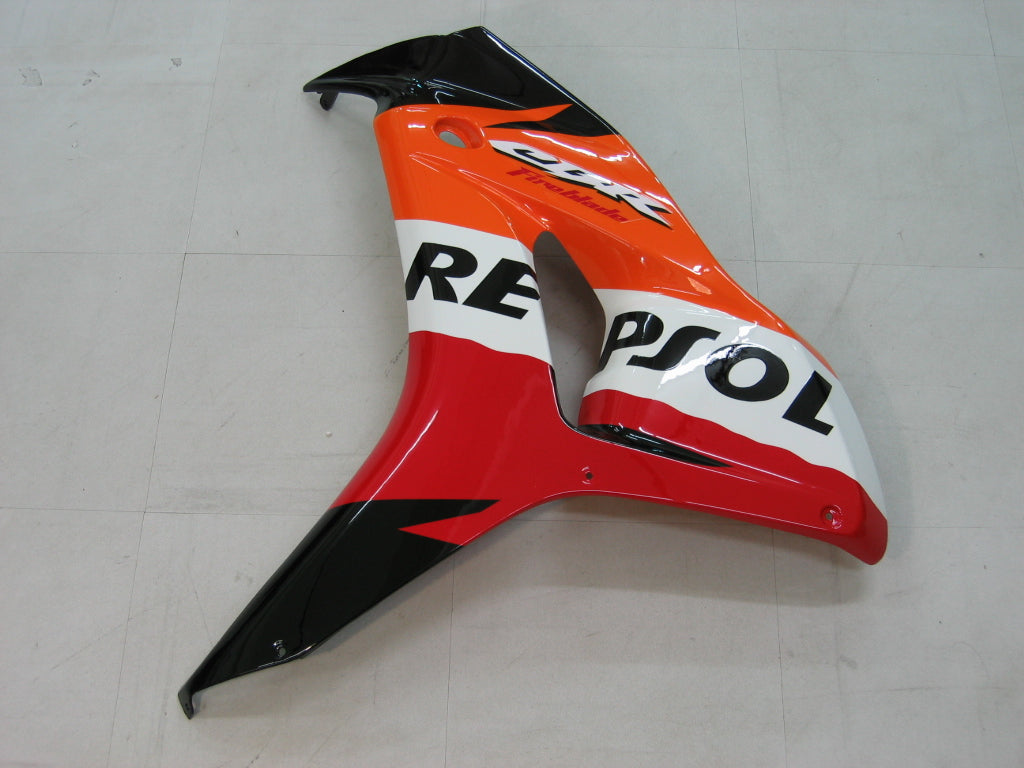 2006-2007 CBR1000RR Bodywork Fairing Orange ABS Injection Molded Plastics Set Generic