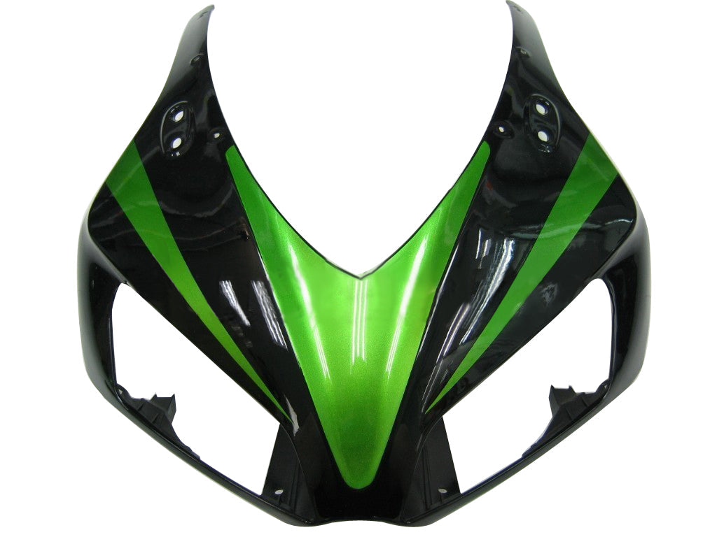 Honda CBR 1000 RR Vert 2006-2007 & Carénages CBR Racing noirs génériques