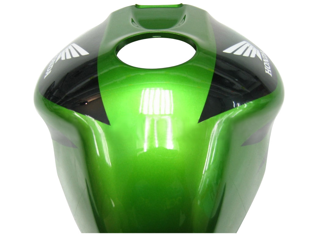 Honda CBR 1000 RR Verde 2006-2007 & Carenados CBR Racing negros genéricos