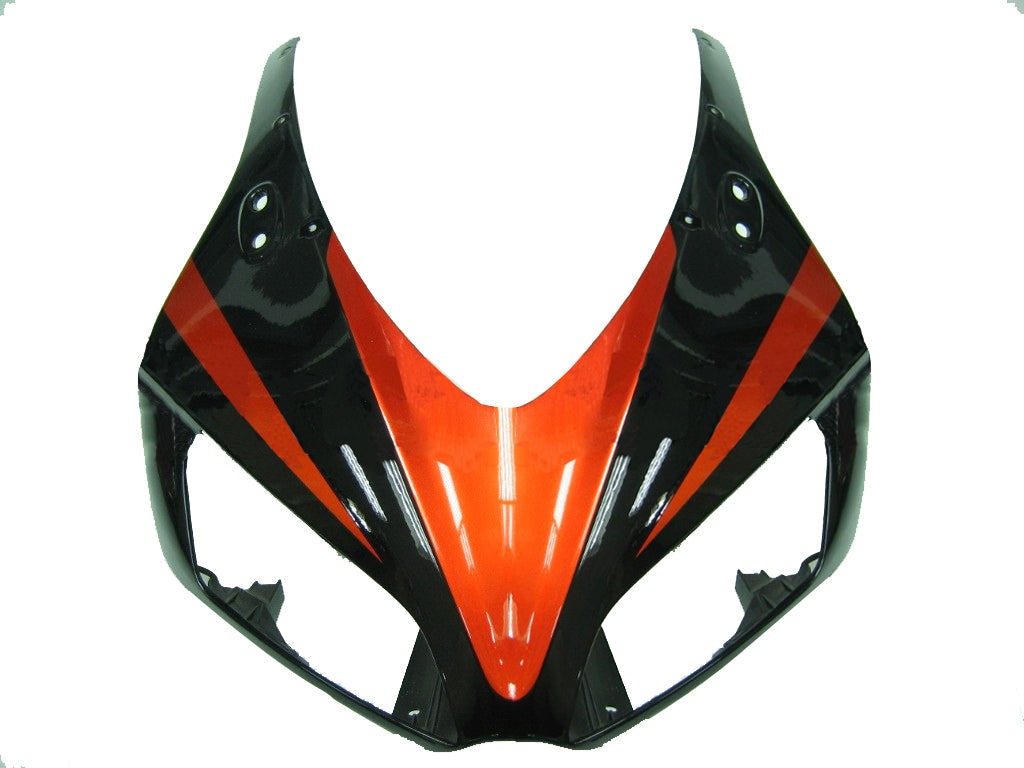 Honda CBR 1000 RR Orange métallisé 2006-2007 & Carénages CBR Racing noirs génériques