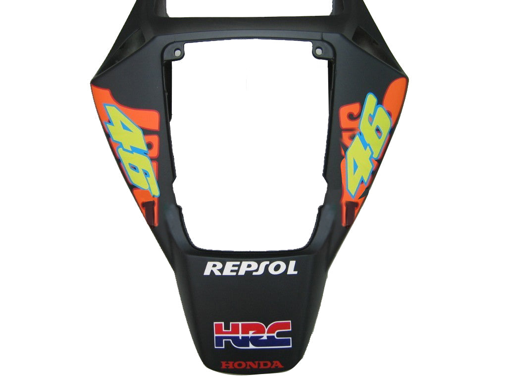 Carenados de carreras Honda CBR 1000 RR negros Valentino Rossi 2006-2007 genéricos