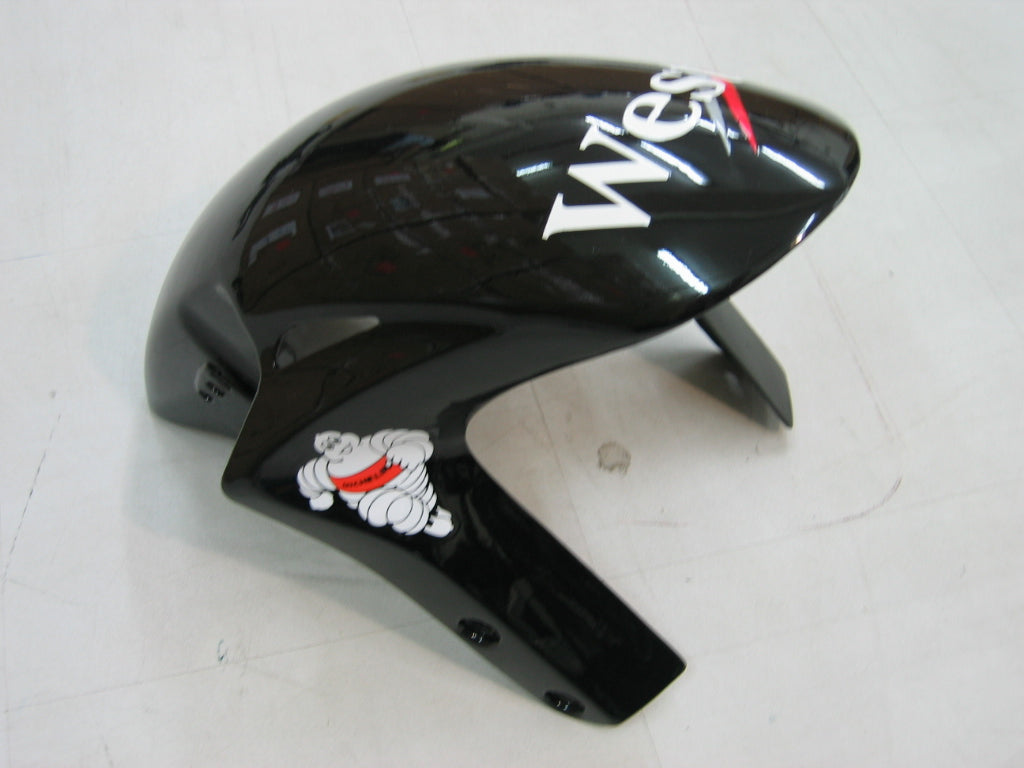 2006-2007 Honda CBR 1000 RR Black West Racing Fairings générique