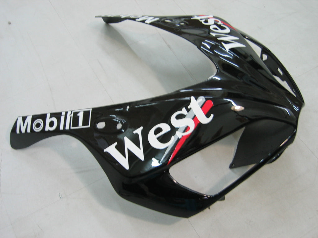 2006-2007 Honda CBR 1000 RR Black West Racing Fairings générique