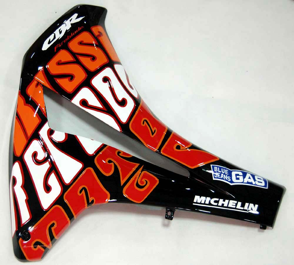 2008-2011 Honda CBR 1000 RR Čierne zelené Valentino Rossi Racing Fairings Generic