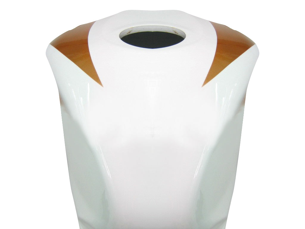 2008-2011 Honda CBR 1000 RR Hvit & Generiske gullfargede Sport-Evo Racing-kåper