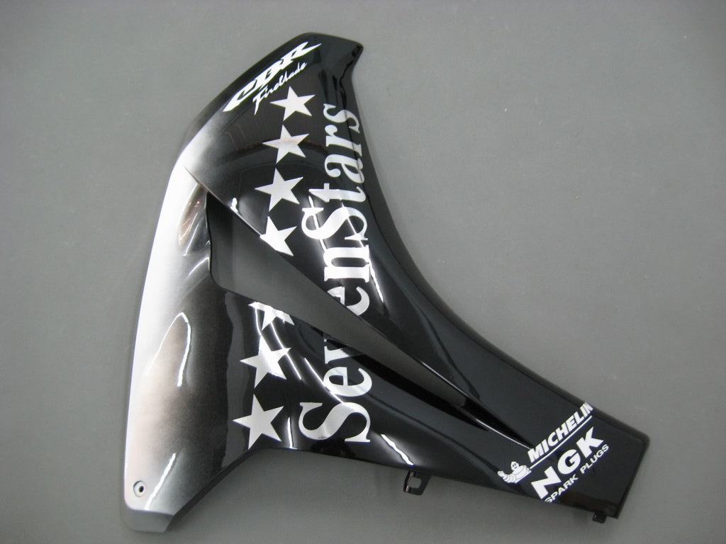 2008-2011 Honda CBR1000RR Svart syv stjerner Racing Fairings Generic