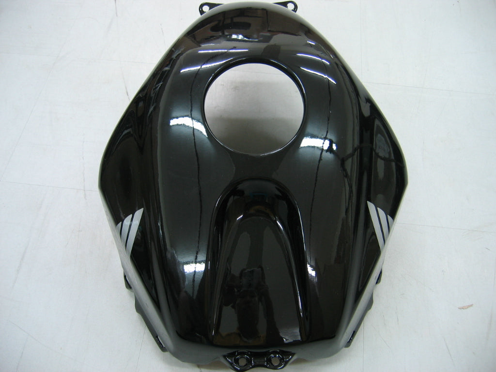 Carénages Honda CBR 600 RR 2005-2006 Noir & Générique de course de tatouage tribal argenté