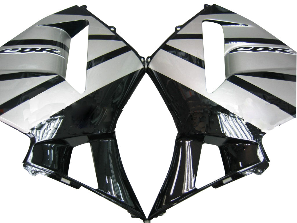 Honda CBR 600 RR 2005-2006 Noir & Carénages Honda Racing CBR argentés génériques