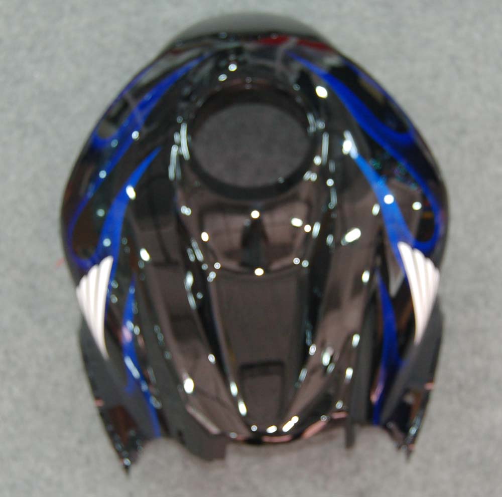 Honda CBR 600 RR 2007-2008 Noir & Carénages Blue Flame Racing génériques