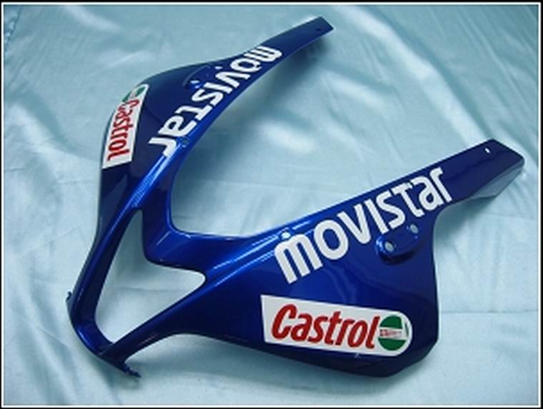 2007-2008 CBR600RR Bodywork Wording Blue Abs Vstrekované formované plasty sada generických
