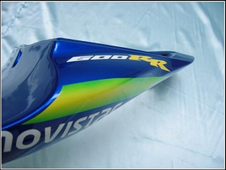 2007-2008 CBR600RR Bodywork Wording Blue Abs Vstrekované formované plasty sada generických