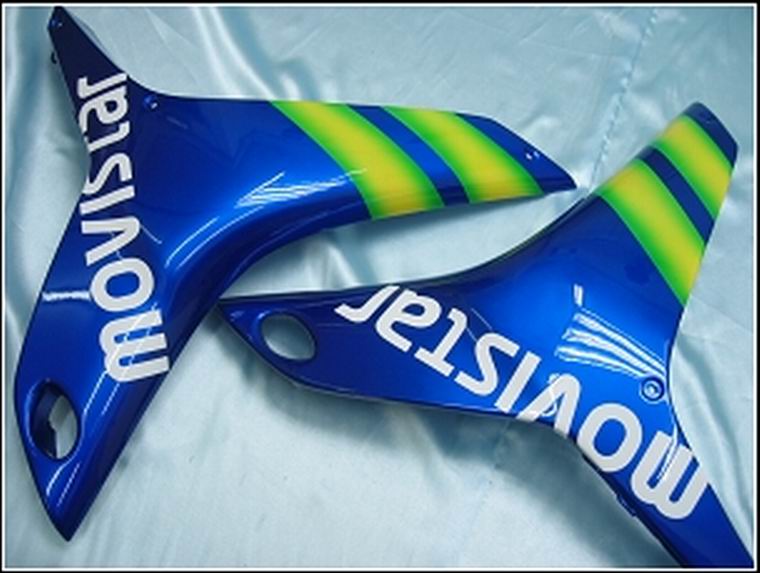 2007-2008 CBR600RR carrosseriekuip blauw ABS spuitgegoten kunststoffen set algemeen