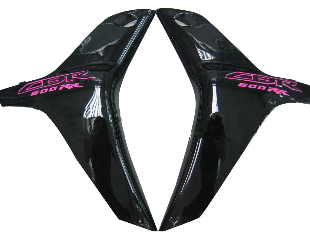 2007-2008 Honda CBR 600 RR roze zwart Honda Racing stroomlijnkappen algemeen