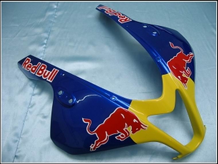 2007-2008 Honda CBR 600 RR Blue Red Bull Racing Fairings