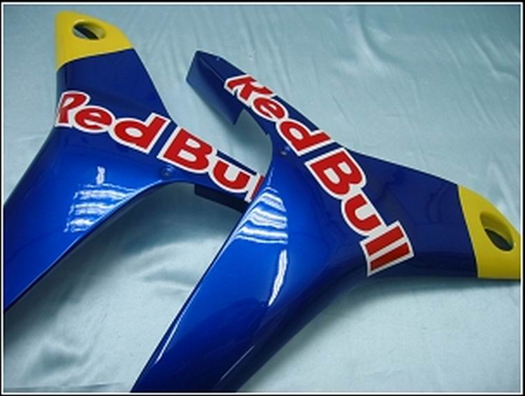 2007-2008 Honda CBR 600 RR Blue Red Bull Racing Fairings générique