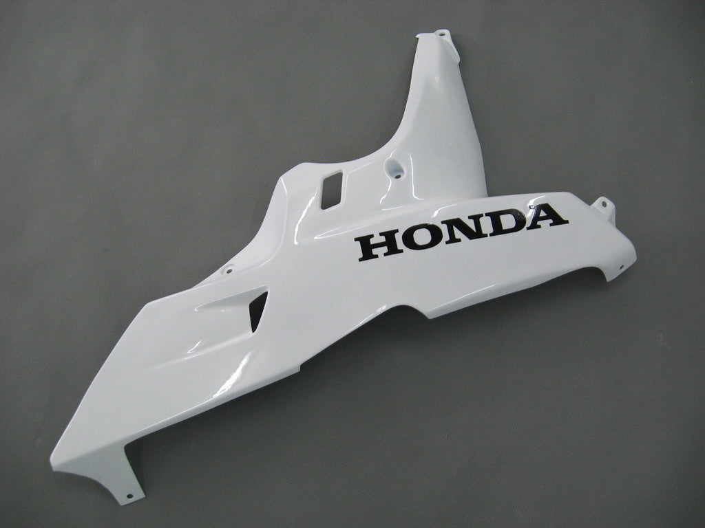 Honda CBR 600 RR Preta 2007-2008 & Carenagens de corrida CBR brancas genéricas