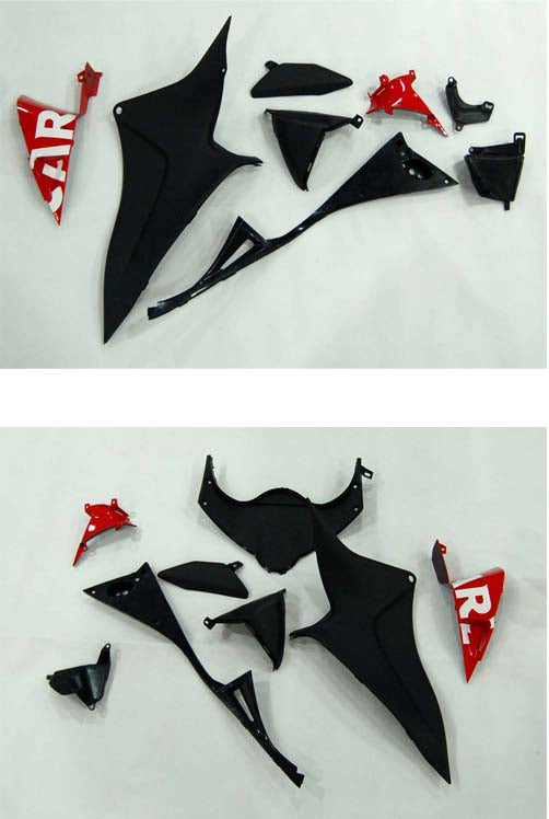 2009-2012 Honda CBR 600 RR AMOTOPART FATINGINS Multi-Color San Carlo Racing Customs Fairing