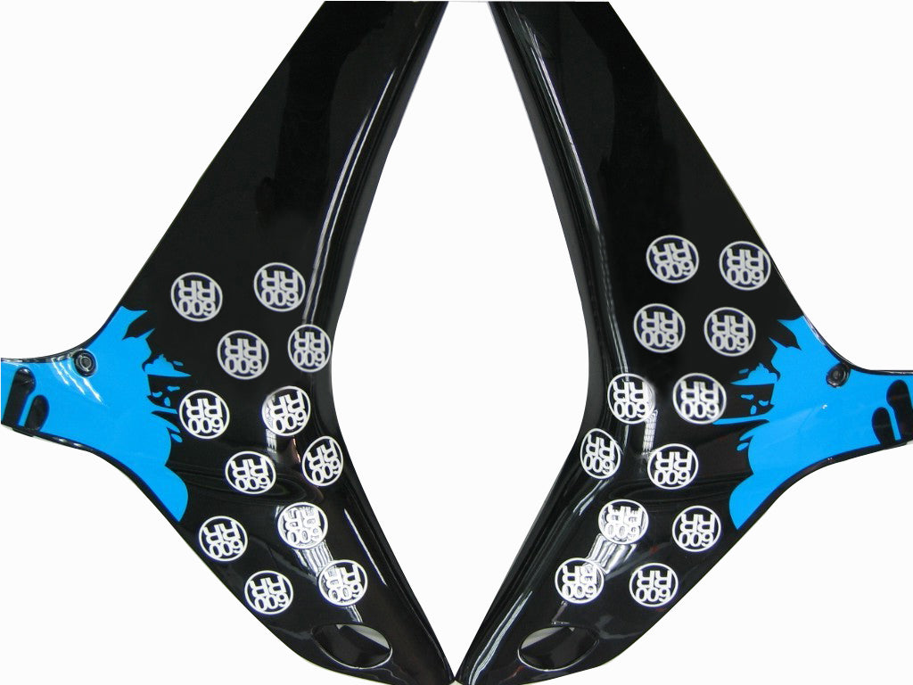 2009-2012 Honda CBr 600 RR Branco Black Blue Coin RR Racing Fairings genéricos
