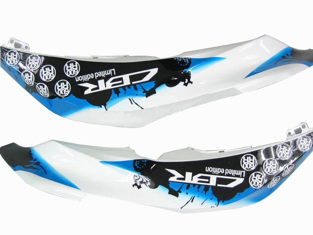 2009-2012 Honda CBr 600 RR Branco Black Blue Coin RR Racing Fairings genéricos