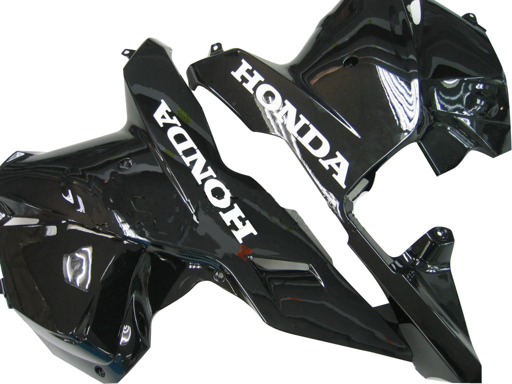 2009-2012 Honda CBR 600 RR Vermelha & Carenagens Honda CBR Racing Pretas Genéricas