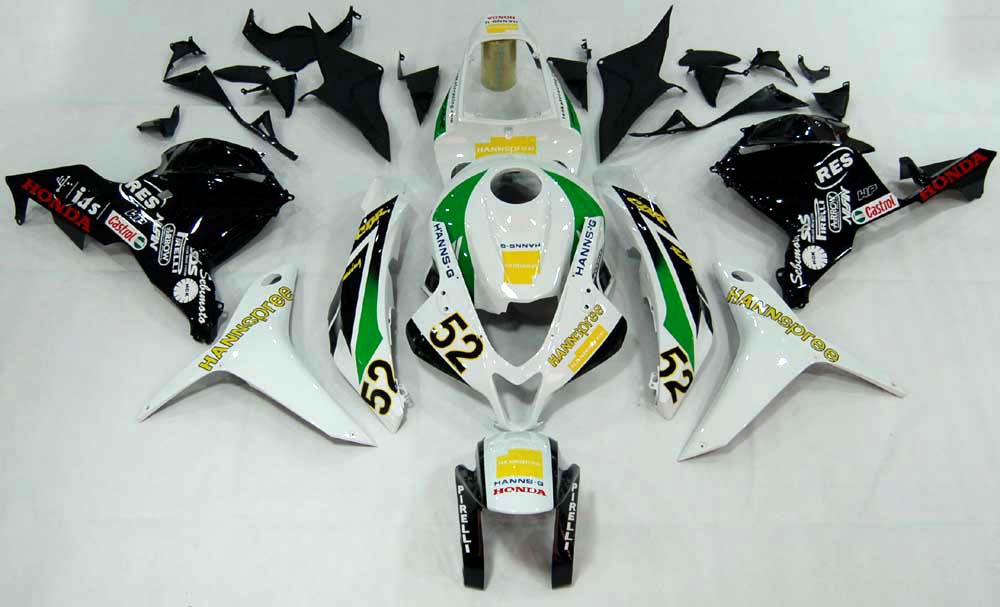 2009-2012 Honda CBR 600 RR Multi-couleur n ° 52 Hannspree Racing Fairings générique