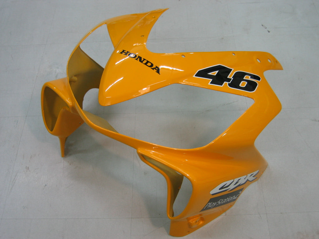2001-2003 Honda CBR 600 F4i Yellow No.46 Azzurro Racing Fairings Generic
