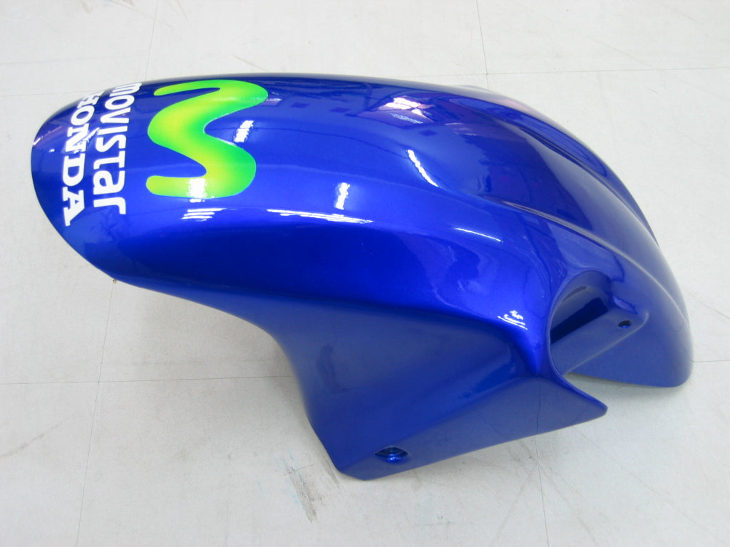 Honda CBR 600 F4i, ročník 2001-2003, modrá & Zelené Movistar Racing Fairings Generic