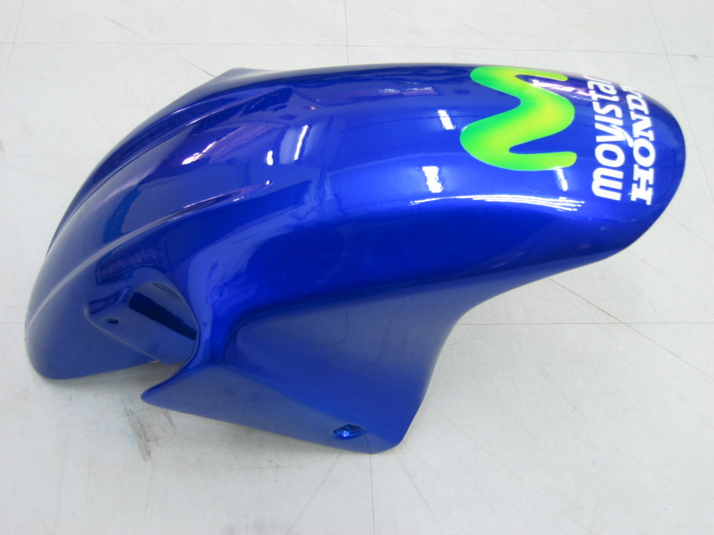 Honda CBR 600 F4i, ročník 2001-2003, modrá & Zelené Movistar Racing Fairings Generic