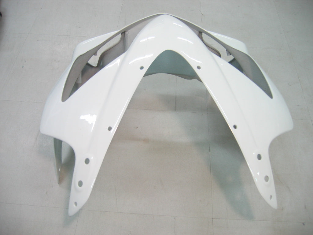 Honda CBR 600 F4i Preta 2004-2007 & Carenagens de corrida brancas F4i genéricas