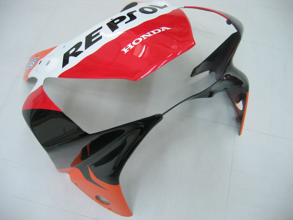 2002-2003 Honda CBR 954 RR Amotopart Fairings Black Repsol Honda Racing Custov Cooling Squining
