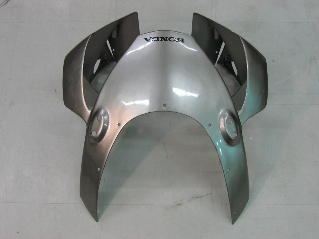 Honda CBR 954 RR Argent 2002-2003 & Carénages RR Racing noirs génériques