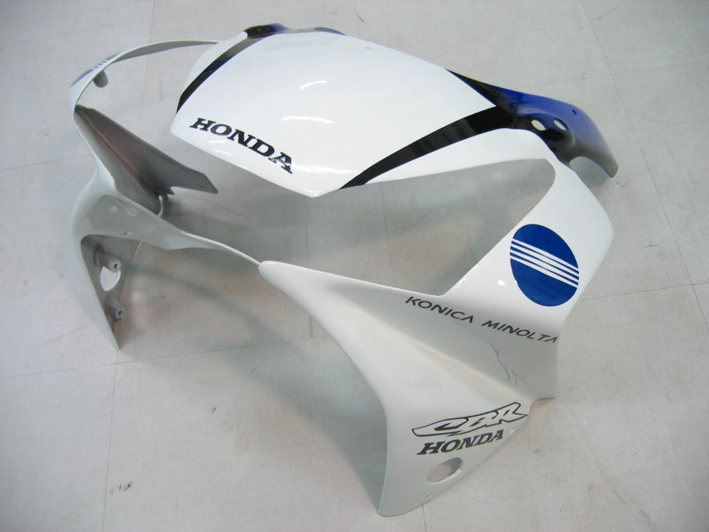 2002-2003 Honda CBR 954 RR White Konica Minolta Racing Fairings générique