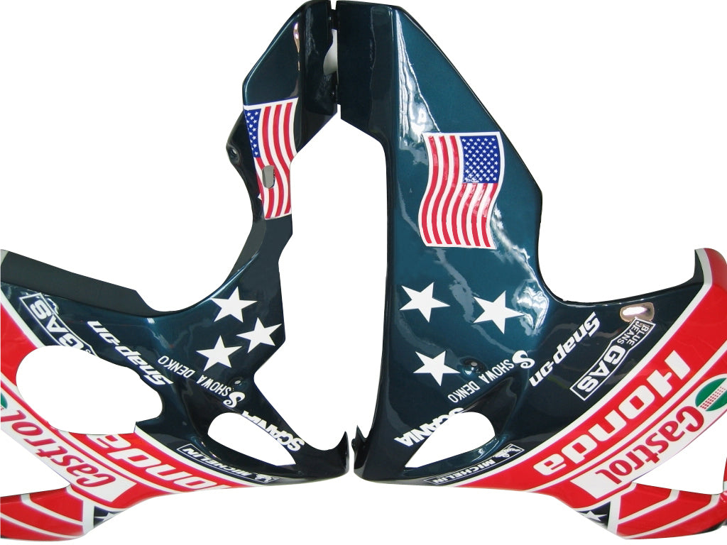 2002-2003 Honda CBR 954 RR Multi-couleur Castrol Honda Racing Fairings générique