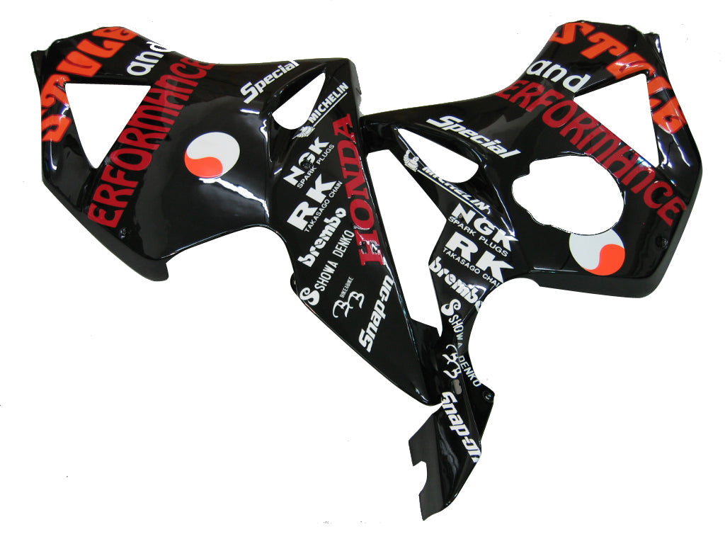 Honda CBR 954 RR 2002-2003 Noir & Carénages jaunes Repsol Moto Racing génériques