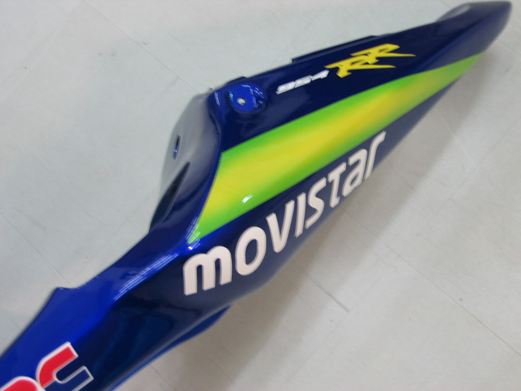 Honda CBR 954 RR Bleu 2002-2003 & Carénages Movistar Racing verts génériques