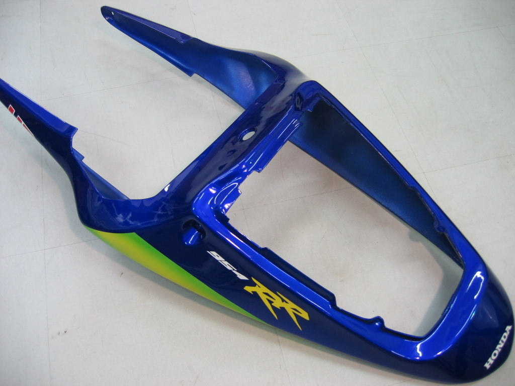 Honda CBR 954 RR Bleu 2002-2003 & Carénages Movistar Racing verts génériques