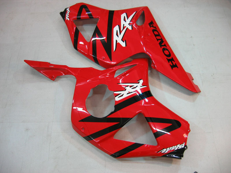 2002-2003 Honda CBR 954 RR rouge & Carénages RR Racing noirs génériques