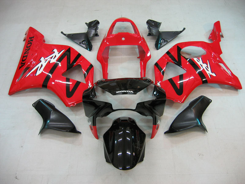 2002-2003 Honda CBR 954 RR rouge & Carénages RR Racing noirs génériques