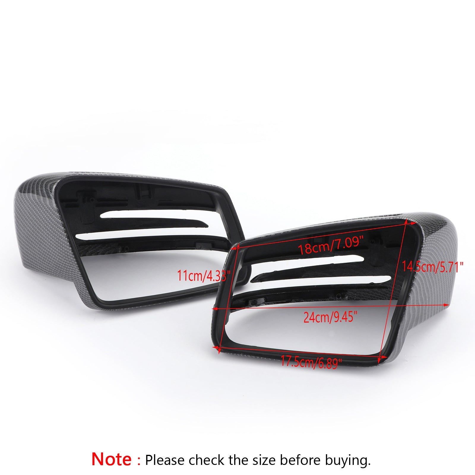 Kryt bočného zrkadla z uhlíkových vlákien pre Benz 2011-2018 Benz W212 W204 Generické