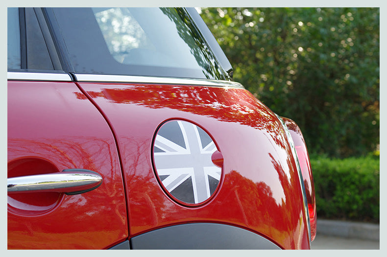 Union Jack UK vlag geruit patroon vinyl sticker voor Mini Cooper gasdop cover generiek