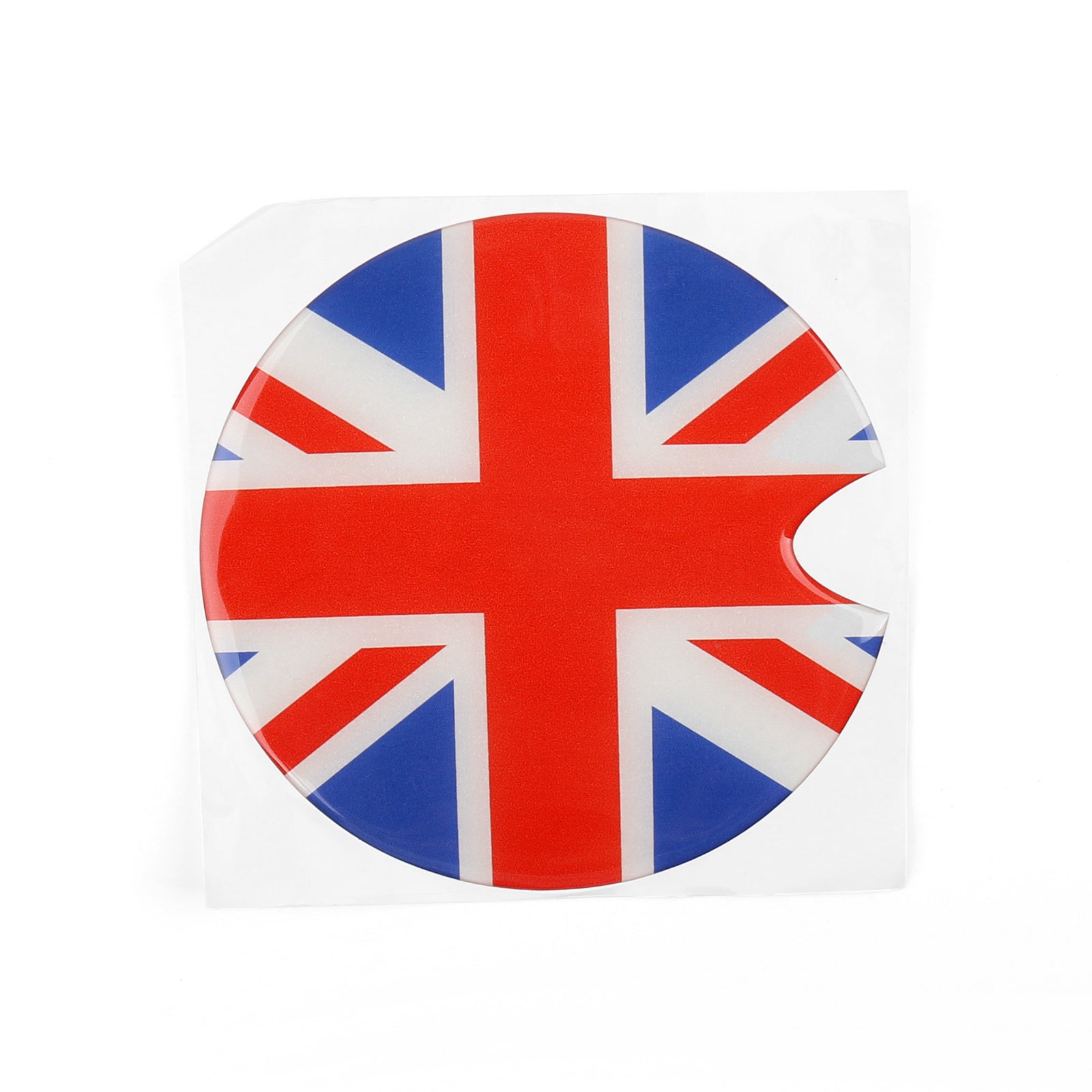 Union Jack UK vlag geruit patroon vinyl sticker voor Mini Cooper gasdop cover generiek