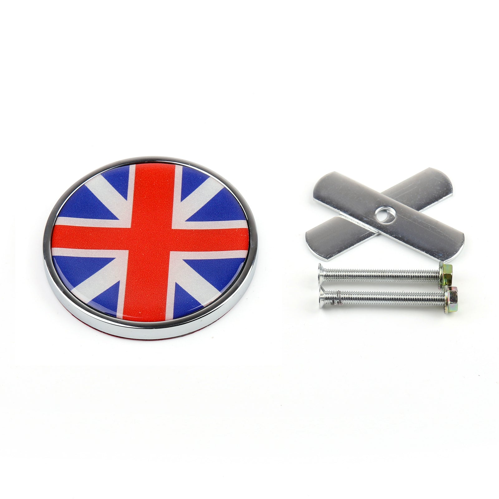 Metal Front Grill Badge w/ Holder for Mini Cooper R50 R55 R56 R57 R58 R60 Generic