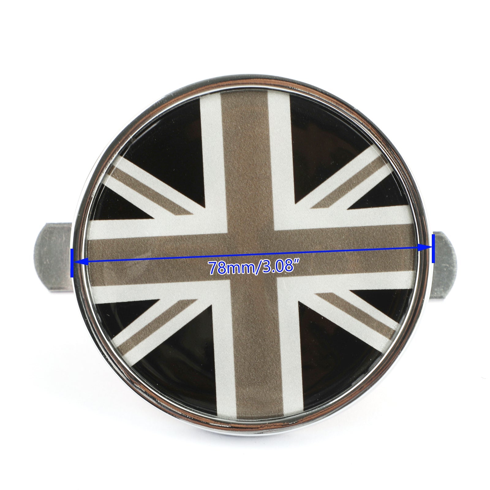 Metal Front Grill Badge w/ Holder for Mini Cooper R50 R55 R56 R57 R58 R60 Generic