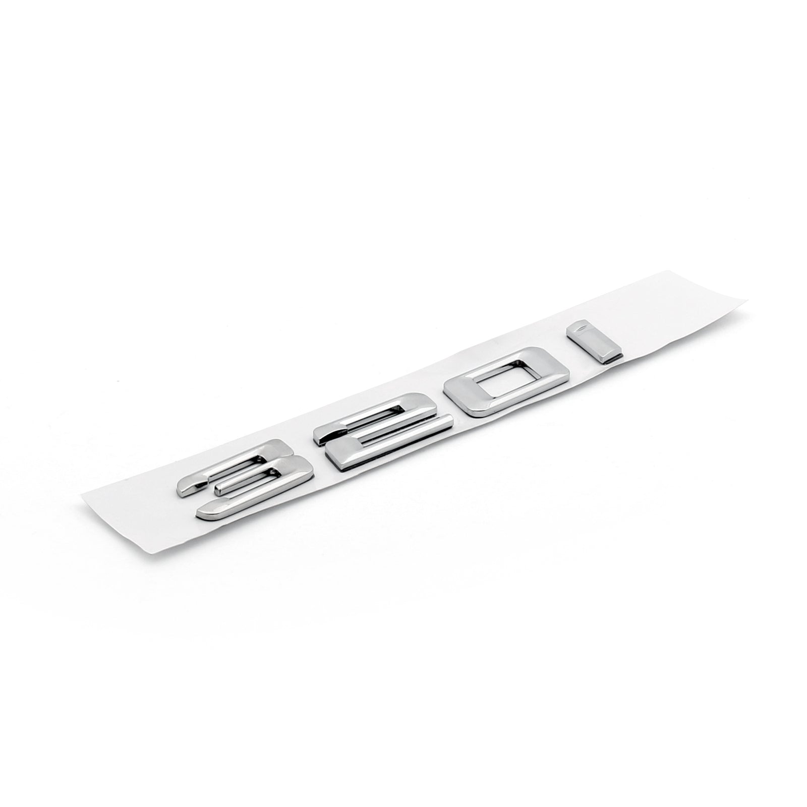 Bilens bakre märke emblem metall 320i för BMW E21 E90 E46 E36 E30 F30 Saloon Chrome Generic