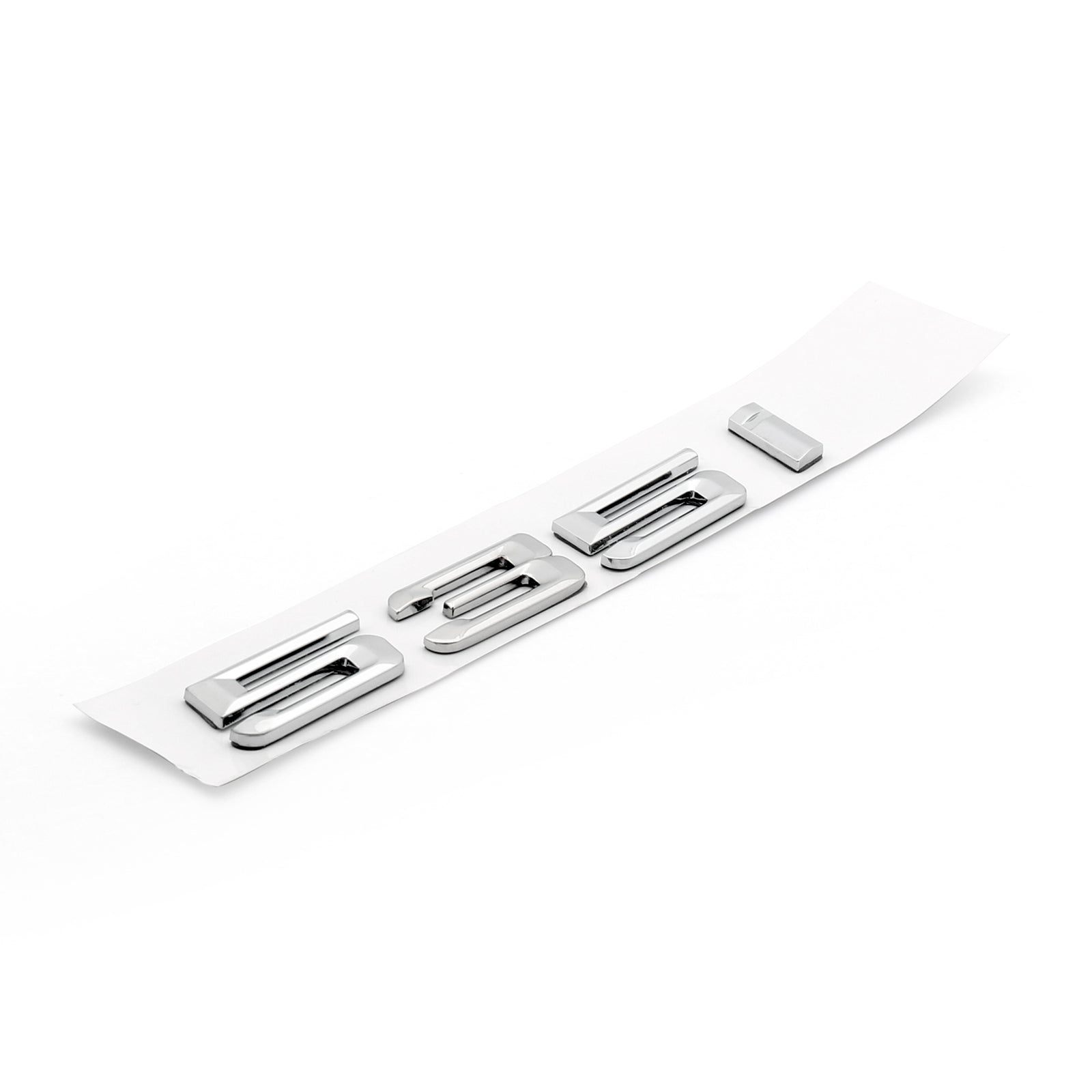 Bil bakre märke emblem metall 535i för BMW 5 Series E28 E34 E39 F07 F10 F11 Chrome Generic