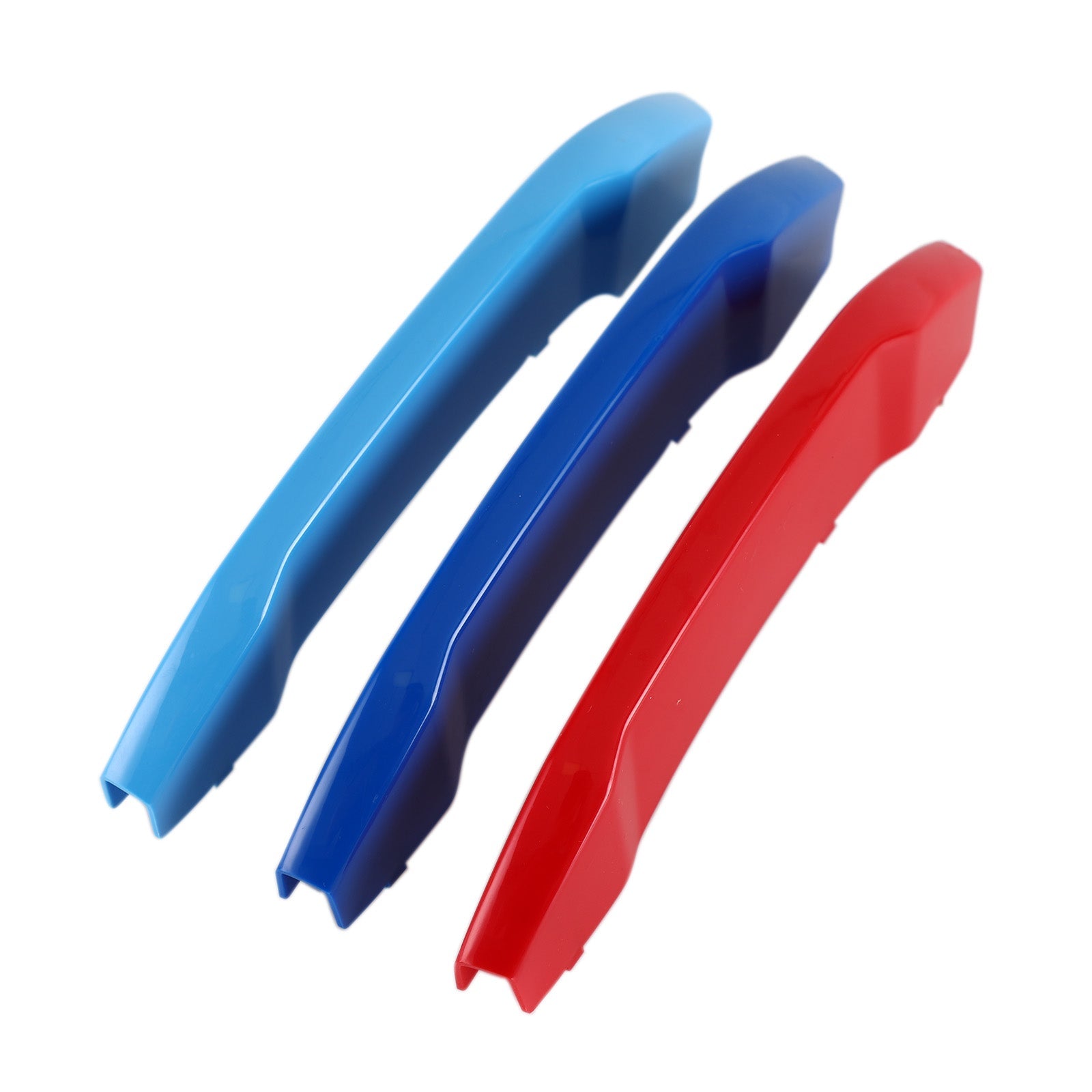 Driekleurige grille grill afdekstrips clip trim voor BMW X3 G01 2018 generiek