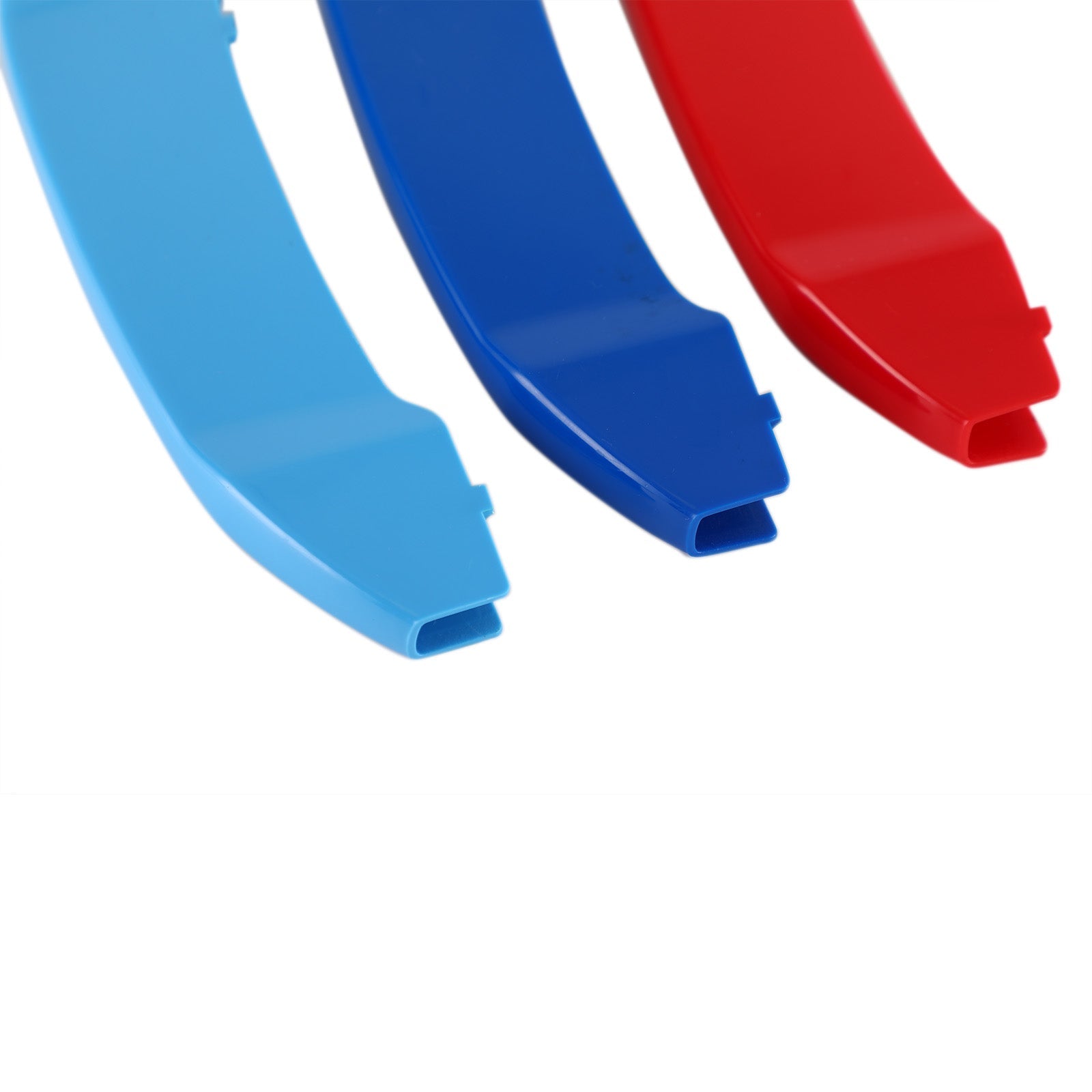 Driekleurige grille grill afdekstrips clip trim voor BMW X3 G01 2018 generiek