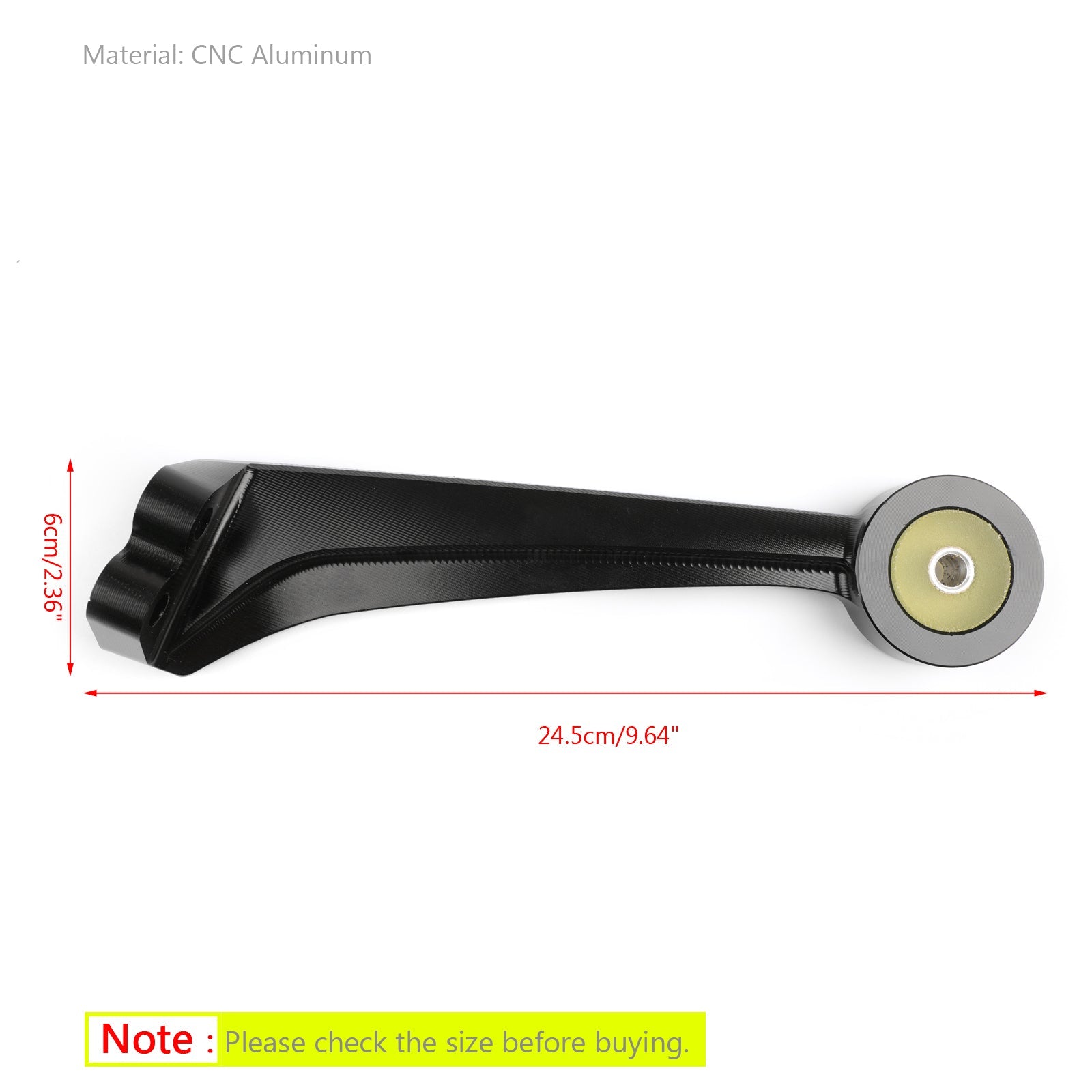 CNC eksosdemperørørbrakettfesteholder for BMW R Nine T R9T 2014-2018 Generisk