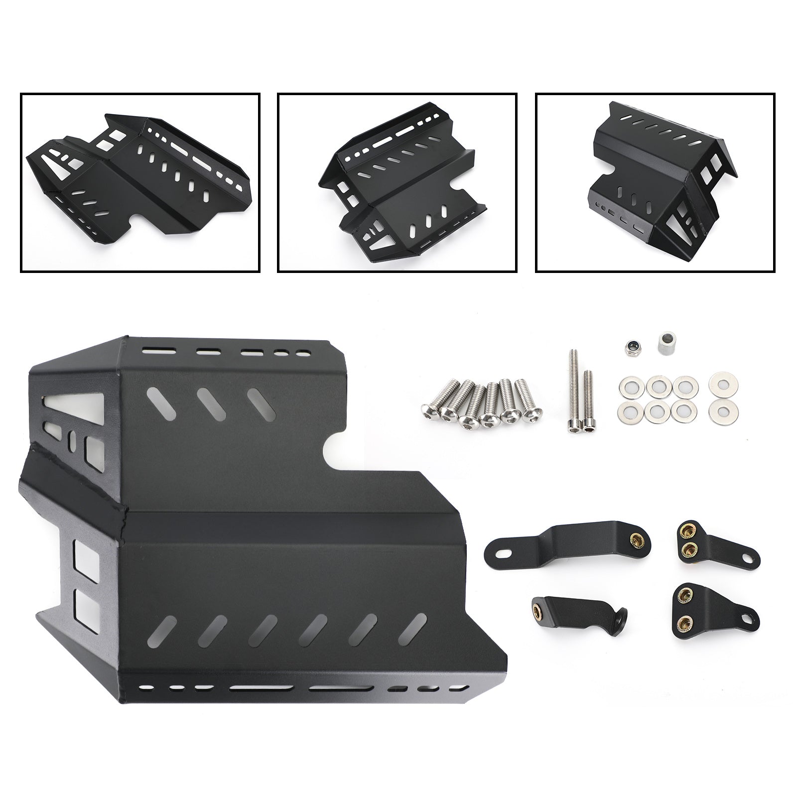 Motorvakt Skidplatta aluminium 3mm för Honda CB400X CB500X 2019-2021 Generic