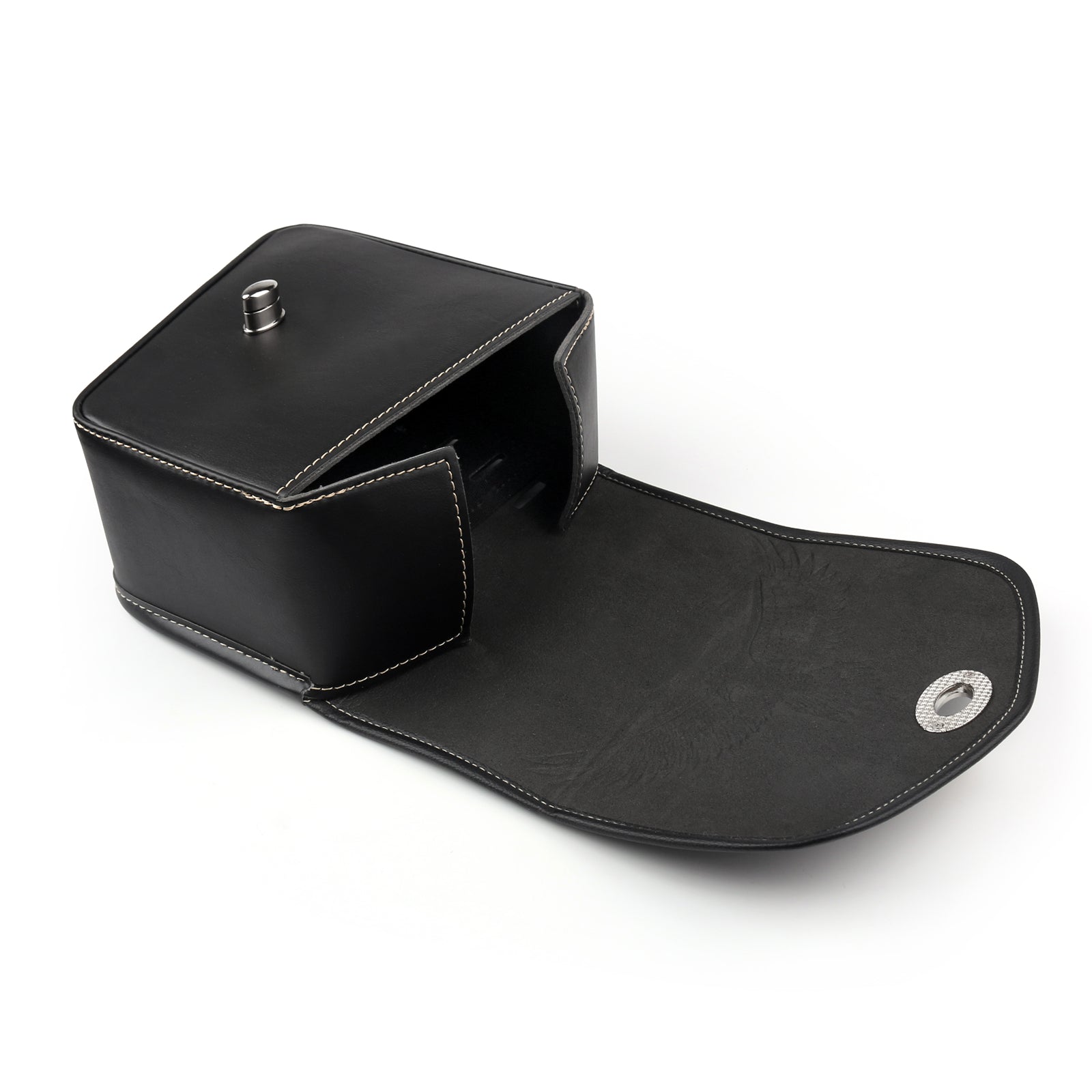 Läder till vänster/höger sida sadelväska sadelväska för Sportster XL 883 XL 1200